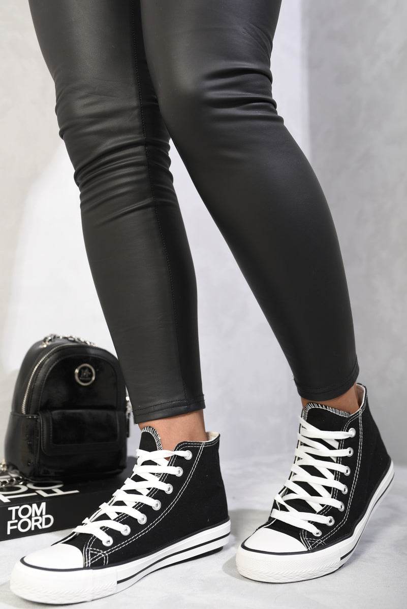 High Top Lace Up Trainers - Lunavitae