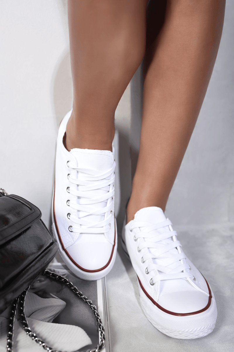 Low Top Lace up Trainers - Lunavitae