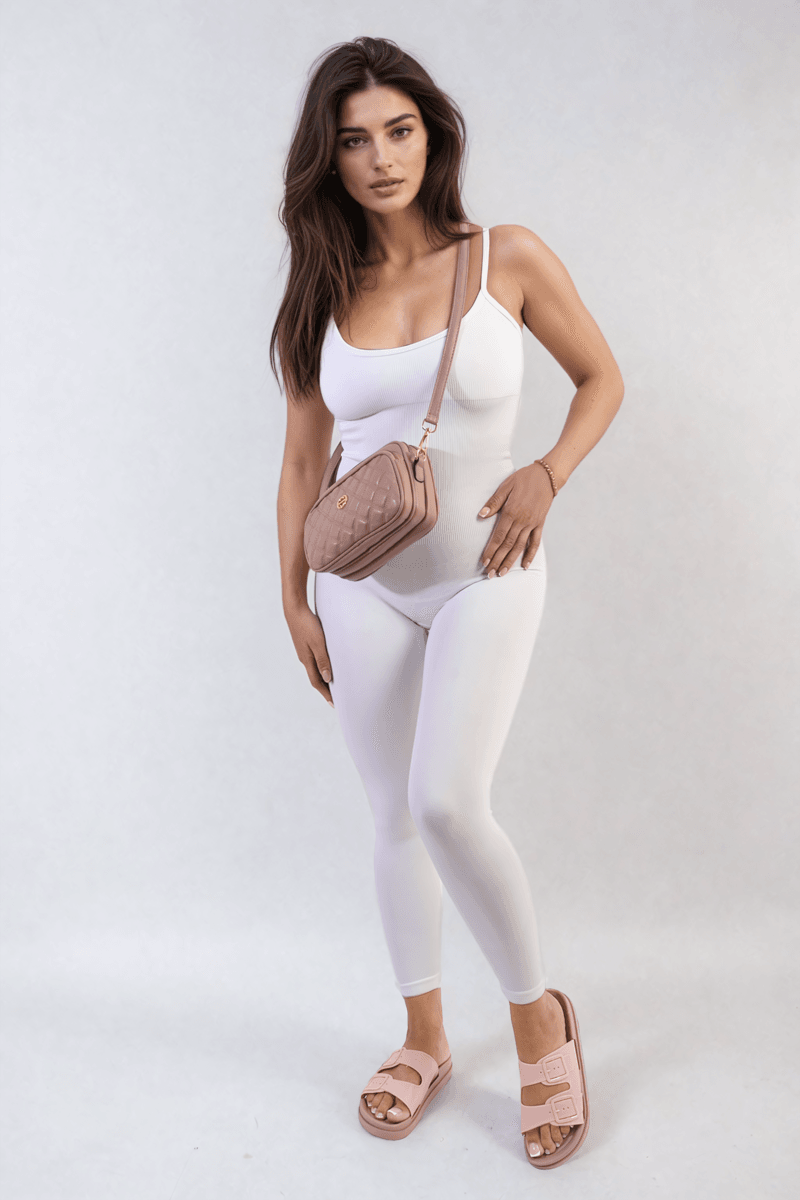 Sleeveless Bodycon Jumpsuit - Lunavitae