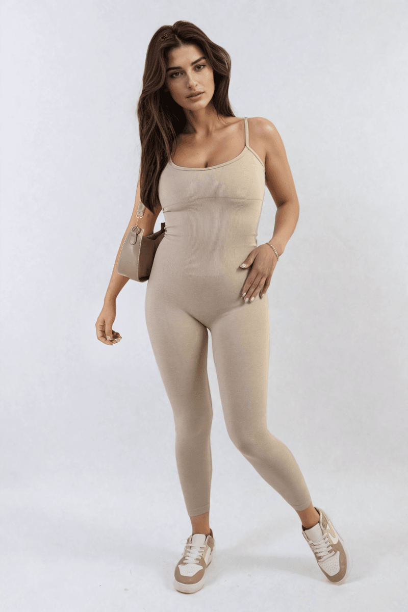 Sleeveless Bodycon Jumpsuit - Lunavitae